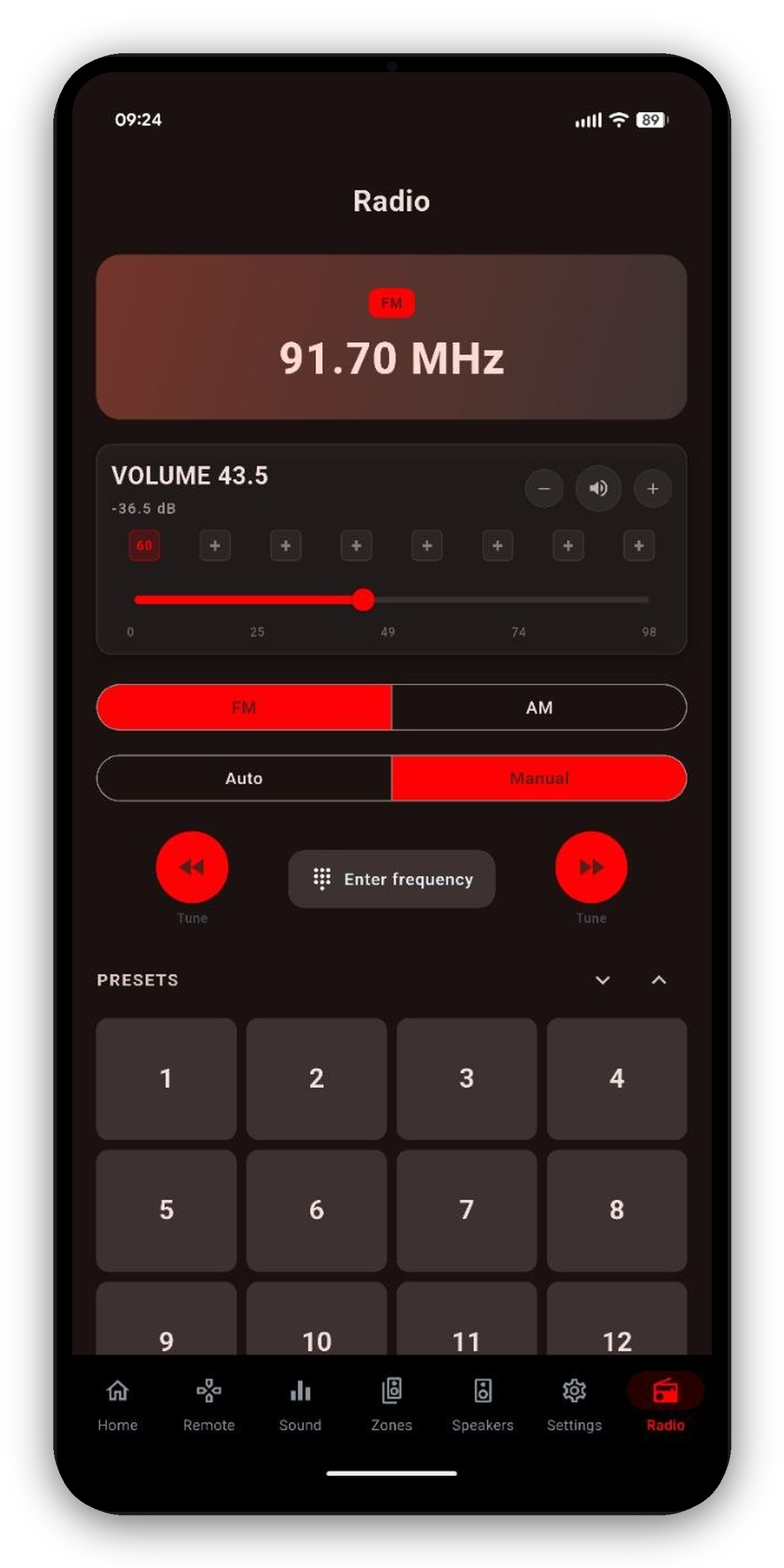 Radio / FM-AM tuner